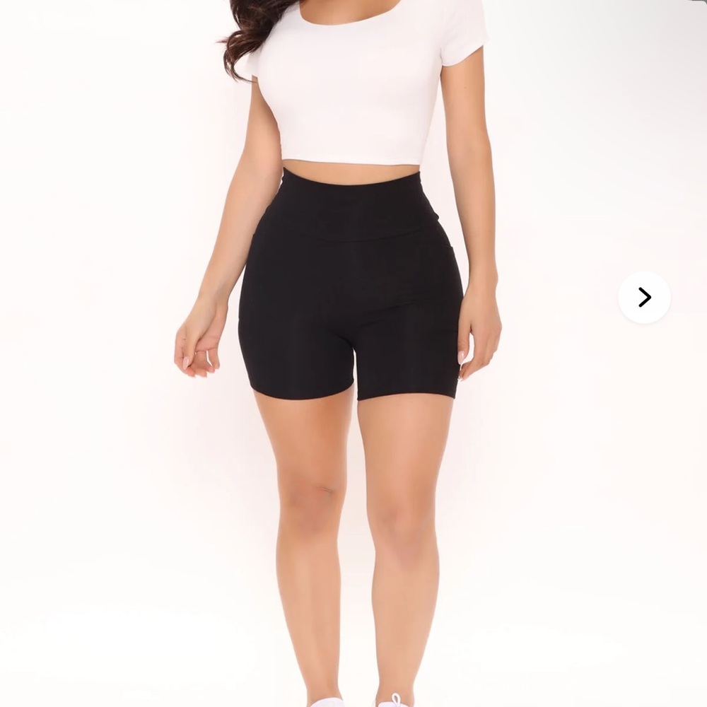 NEW black biker shorts
